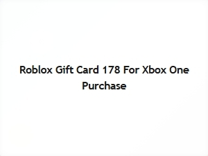 Buy Roblox Gift Card 178 for Xbox One Purchase Online