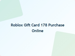 Buy Roblox Gift Card 178 Online Instantly